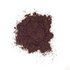 Finely ground organic vanilla powder on white background, for baking