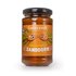 On the glass there is an eye mask like that of a hero, which is made of sea buckthorn needles, sea buckthorn berries are supposed to represent the eyeballs.