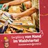 Handcrafted Sonnentor gift boxes with text "Carefully assembled by hand in the Waldviertel region"