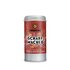 Photo of a Spice Tin Hot Stuff Spice Blossom. On the spice tin is a Illustration with colourful floral background in red with the inscription Hot Stuff